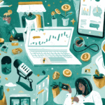 Collage featuring various elements related to side hustles, including a laptop, coffee cup, and financial charts.
