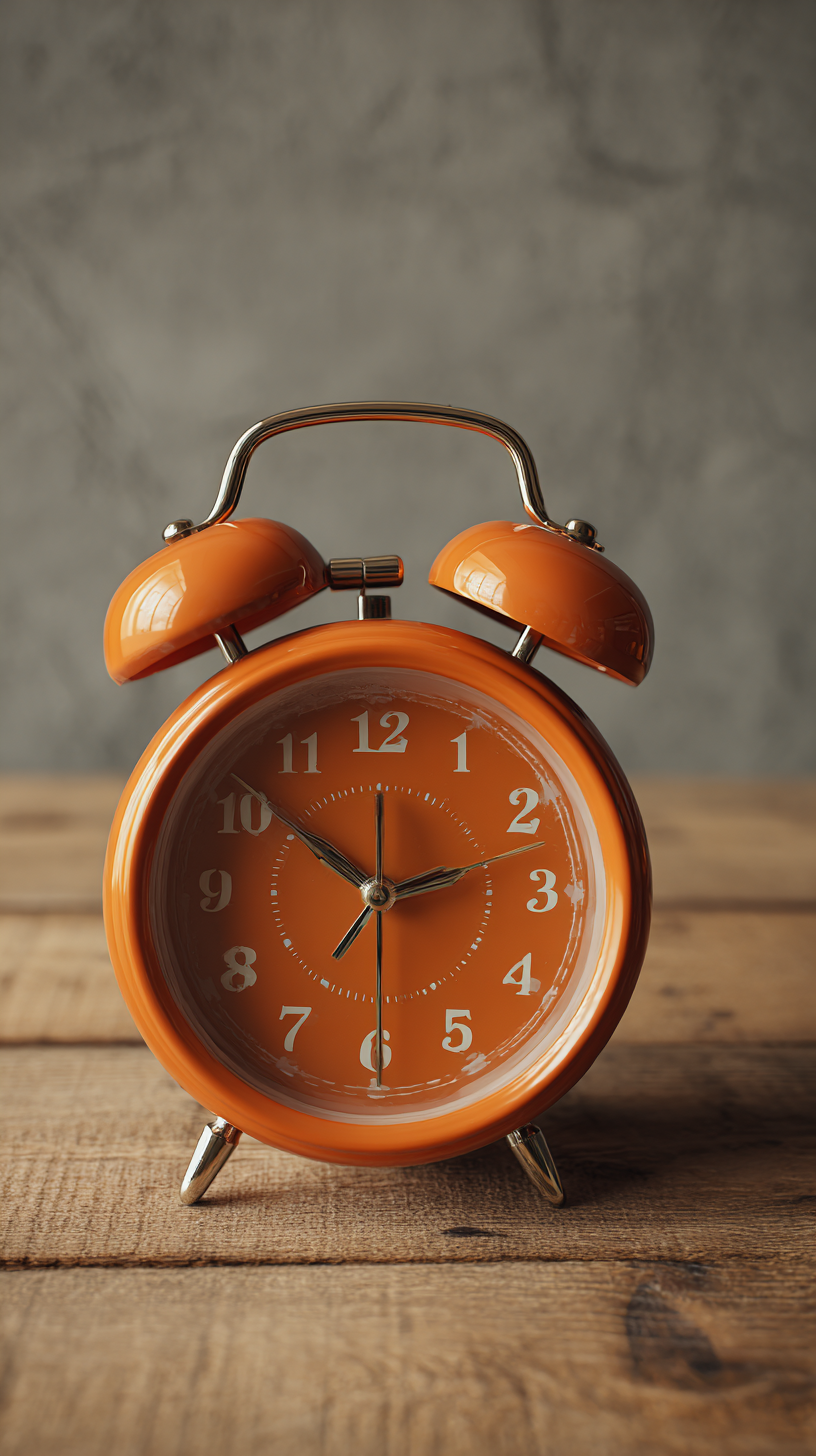 u9338853565_Vintage_orange_alarm_clock_on_wooden_desk_clean_b_bc50fa85-48ca-4326-baf2-2feffe0950f7_3